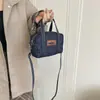 Denim Lavado Simple 2026 Otoño Nuevo Retro Moderno Moda Casual Versátil Bolso de Hombro Cruzado