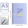Exportación Transfronteriza 2026 Calendario Inglés Español Diario Una Página Autodisciplina Plan Semanal Cuaderno