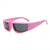 Gafas de Sol Personalizadas de Moda Europea y Americana Y2K Moda Futurista Forma Cóncava Visores Solares Anti-UV para Hombres y Mujeres