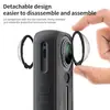 Aplicable para Kit de Protección Insta360 X5 Protector de Lente de Cámara Panorámica Anti-rayones Anti-caídas HD Accesorios