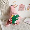 Bolsa Linda para Niños 2020 Nueva Bolsa de Pecho para Niños Moderna Bolsa de Hombro de Dinosaurio de Dibujos Animados para Niños y Niñas Monedero para Niños Pequeños