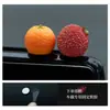 Naranja Grande, Gran Suerte Adornos de Coche de Naranja Pequeña, Decoraciones Naranjas para Pantalla del Tablero del Coche