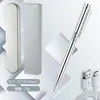 Lanterna de Pupila Tipo C Recarregável Amarela e Branca Luz Dupla com Caneta Esferográfica Escala Exame de Enfermagem Lanterna Médica LED