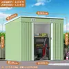Cuarto de Herramientas de Almacenamiento Exterior, Cuarto de Utilidades para Jardín en Patio, Casa Sencilla de Ensamblaje Exterior, Cuarto de Almacenamiento Móvil, Casa Modular
