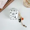 Nova Capa para Fone de Ouvido Airpodspro3 Gato Preto Epoxy Fantasma Adequada para Apple 4ª Geração Capa Protetora Capa Macia