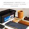 Venta de fábrica caja de herramientas portátil para estudiantes de arte caja de pintura plegable de tres capas caja de almacenamiento para pintura en casa y arte de uñas