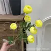 6 Buquês Artificiais de Flor de Chá e Rosas para Decoração de Salão de Casamento, Vitrine de Casa e Arranjo de Lótus