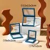 Caja colgante de película de PE de color de moda, película transparente, a prueba de polvo, para exhibir y empaquetar monedas, joyas y otros coleccionables