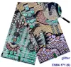 Algodón Africano Ankara Imitación Estampado de Cera Moda Brillo + Cristal Juego de Cera