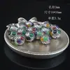 Joyería Retro Dorada Grande, Mediana y Pequeña Aleación de Múltiples Tesoros Nube Trasera Suona Bola Bola Hueca Accesorios de Joyería