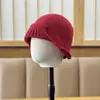 Gorro Coreano Retro con Protección para los Oídos, Gorro de Lana de Moda para Mujer, Gorro Tipo Cubeta Tejido Estilo Coreano, Gorro Simple de Punta, Gorro sin Cierre, Versátil Lei