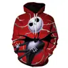 Sudadera con capucha 3D Serie Llorar Noche de Navidad Animación Transfronteriza cosplay Animación 3D Impresa Jersey Suéter de Hombre