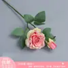 Tulipán Rosa Mesa Hotel Ramo Estilo Europeo Boda Rosa Claro Arreglo de Flores Artificiales Arreglo Floral Guía de Carretera