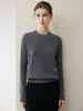 Suéter de alta qualidade, delicado e elegante, 100% cashmere, bordado à mão com motivos florais, para mulheres, de manga longa, estilo pullover, na cor rosa suave, perfeito como camada base