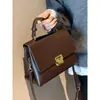 Bolso Pequeño de Textura Casual Retro para Mujer 2026 Nuevo Bolso de Mano de Moda Trendy Bolso de Hombro Único Cruzado ins