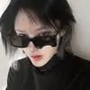 Nuevas Gafas de Sol de Moda Callejera con Montura Cuadrada Dentada Forma Especial Ins Estilo Popular Fiesta Hip-Hop Gafas de Sol Personalizadas