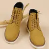 Superventas de Amazon Botas Casual Retro de Caña Alta para Hombre Estilo Británico Botas de Trabajo de Caña Alta Botines Versátiles de Moda - 25717