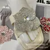 Sapatos Novos Full Diamond Transfronteiriços, Roupas com Flores, Grampos de Cabelo, Acessórios DIY, Strass, Flores Estéreo Super Brilhantes, Estilo Quente