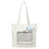 Bolso de Hombro Transparente de Moda para Mujer 2026 Nuevo Versátil Simple de Gran Capacidad Bolso Tote Elegante Lindo Diseño