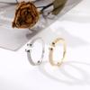 Pulsera de Uñas Personalizada Tendencia de Moda Circonita Microincrustada Diseño de Nicho Joyería Exquisita Anillo Avanzado para Mujer
