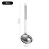 Cabo de Tubo Redondo Espátula de Aço Inoxidável Conjunto de Utensílios de Cozinha Colher de Cozinha Espátula Escorredor Colher de Arroz Garfo de Carne Utensílios de Cozinha Conjunto de Dez Peças