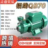 Bomba de Vórtice Qb Qb60/70/80 Bomba de Vórtice para Água Limpa Ac220V/110V/127V Painel Solar Dc12V24V
