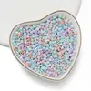 Cuentas de Cristal para Arroz Color Macarrón Súper Mate de 3/4 mm Material para Pulsera de Teléfono Móvil Collar DIY Cuentas Sueltas
