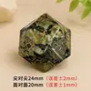 Suministrado Directamente por el Fabricante, Jade Africano Natural Poliédrico Juego de Mesa Dnd Dungeons & Dragons Juego de Ocio Set de Dados Z01