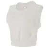 Blusa deportiva sin mangas para mujer, estilo corto y holgado, para yoga, para correr, fina