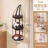 Bolsa de pendurar para guardar bolas, suporte de futebol infantil para casa, entrada atrás da porta, suporte de basquete de parede sem furar