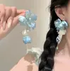 Brincos florais versáteis com franjas, primorosamente desenhados com um toque de elegância, apresentando pinos de prata S925, um acessório doce e moderno para mulheres