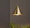 Restaurante Bar Retro Americano Lustre Totalmente de Cobre Estilo Industrial Cozinha Café Loja de Roupas Lâmpada de Latão Personalizada