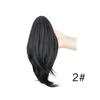 Peluca Cola de Caballo para Mujer Clip de Agarre Corta Rizo Micro Cola de Caballo Falsa Cabello Artificial Cola de Caballo Garra Cola de Caballo Rizada
