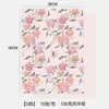 Dia dos Namorados Qixi Novo Produto Papel de Embrulho para Buquê de Flores Frescas Rosa Dourada Folha Atmosfera Romântica Materiais de Embalagem para Arranjo Floral DIY
