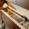 Mantel de Mesa Estilo Vintage para Aparador de Comedor, Impermeable y a Prueba de Aceite, Alfombrilla sin Lavado para Zapatero de Entrada, Alfombrilla a Prueba de Polvo para Aparador de Cinco Cajones y Vinoteca del Hogar