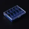 Caja de Empaque Transparente con Múltiples Compartimentos para Piezas de Ferretería, Caja Pequeña Azul Transparente para Almacenamiento de Anzuelos de Pesca al Fondo Venta al por Mayor