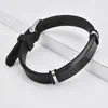 Pulsera de acero de titanio con inscripción moda Joker regalo de cumpleaños para pareja pulsera de acero inoxidable de silicona marcado láser