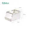 Caja de Almacenamiento de Escritorio Fasola, Cesta de Almacenamiento de Bocadillos de Gran Capacidad para Dormitorios Estudiantiles, Caja de Almacenamiento Apilable para Bolsitas de Café y Té
