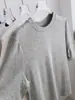 Camiseta de Algodón Tencel para Mujer con Mangas a Media Longitud, Hombros Rectos, Cuello Redondo Suave, Manga Corta Ajustada, Camiseta Básica para Otoño