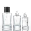 Botella de perfume cilíndrica de alta calidad con fondo grueso de 3050 ml y 100 ml, botella de vidrio con rosca, botella de perfume tipo bayoneta, botella con atomizador.