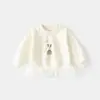 Primavera 2026 Nuevo Estilo Malla Estilo Princesa Sudadera de Cuello Redondo para Niñas Atuendo Dulce de Primavera Jersey para Bebés