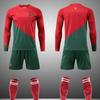 Nuevo Traje de Uniforme de Fútbol de Manga Larga Uniforme de Equipo para Hombres Deporte Jersey para Adultos Mujeres Equipo de Competición Estudiantil Uniforme de Fútbol para Niños