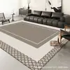 Alfombra Resistente a la Suciedad y Fácil de Cuidar Moderna Simple Alfombra de Terciopelo de Cristal de Alta Calidad Antideslizante Resistente al Desgaste para Sofá Mesa de Café Alfombra de Cobertura Completa