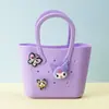 Monedero de silicona con forma de cueva cuadrada para niños, bolso cruzado para caminar, divertido y bonito bolso de silicona para cambio.