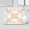 Mini Mouse Pad Retangular Pequeno Tecido de Superfície Fina Base de Borracha Antiderrapante Festa de Estudantes Quarto de Dormitório Desktop Lembrancinhas