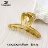 Pinza Pequeña para el Cabello con Forma de Cruz Versátil Linda para Uso Diario Estilo Coreano, Serie Sencilla de Colores Gelatina, Elegante Accesorio para el Cabello para Cola de Caballo Alta y Flequillo
