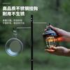 Soporte de Iluminación para Camping al Aire Libre Aleación de Aluminio Soporte de Luz Portátil Camping Poste de Luz para Camping Mercado Nocturno Estante Móvil
