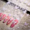 Céu Popular Celebridade da Internet Xiaohongshu Delicada como Fada Borboleta Japonesa DIY Flor Adesiva Suave Padrão de Flor Adesivos 6D para Unhas