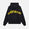 Sudadera con Capucha Estampada con Letra Grande Ángel Transfronteriza Sudadera Hip-hop Chaqueta Estilo Americano Retro de Manga Larga Jersey