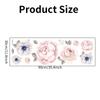 Shangyi Spz-S0597 Pegatinas de Pared de Plantas y Flores Autoadhesivas Decorativas para Sala de Estar Dormitorio Calcomanías de Pared para Renovación de Casa de Alquiler